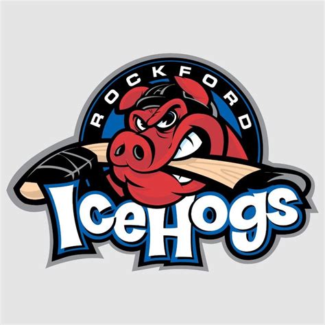 Hockey Wall Decals Hockey Team Logos Rockford Icehogs In 2022