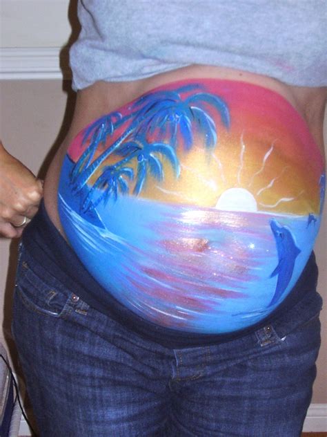 Amazing Pregnant Belly Paintings Photos FunCage