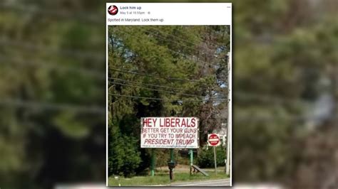 Verify Pro Trump Billboard Warning Liberals To Arm Themselves