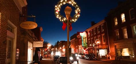 Lexington Virginia Virginias Beautiful Holiday Main Streets