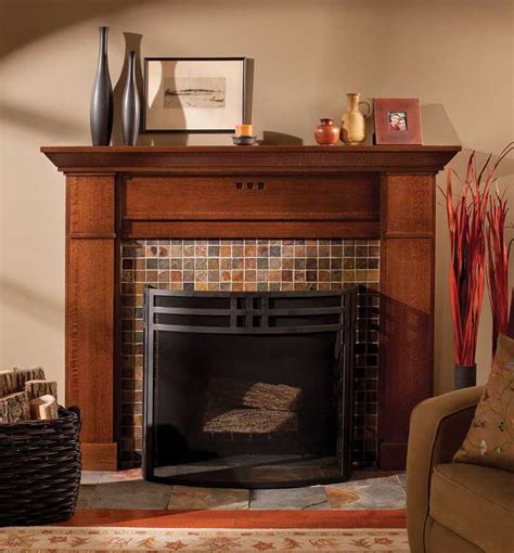 Ballard Design Oak Fireplace Mantel Designs