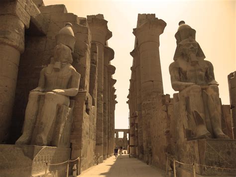 One Of Luxor Temple Hall Enterances By Hosamzidan On Deviantart