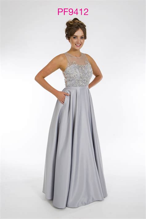 Pf9412 Grey Prom Dress Prom Frocks Uk Prom Dresses
