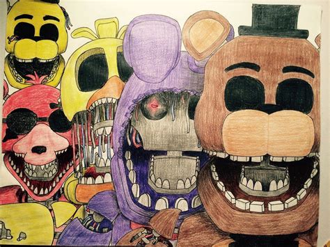 Fnaf Drawing Ideas At PaintingValley Explore Collection Of Fnaf