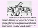 Classical German Philosophy Plan: 1. German Classical