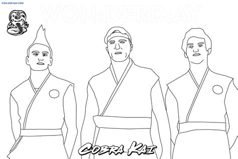 You just gotta feel the energy, just live in the moment!. Cobra Kai Coloring pages - Printable coloring pages ...