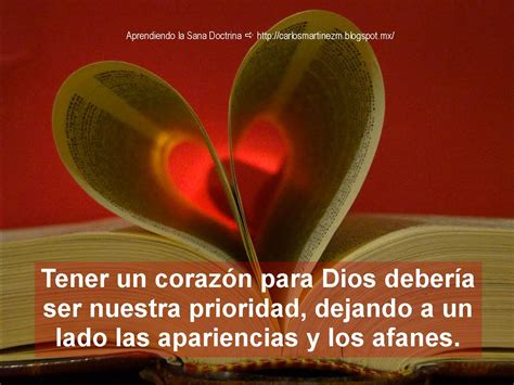 Aprendiendo La Sana Doctrina Tener Un CorazÓn Para Dios DeberÍa Ser