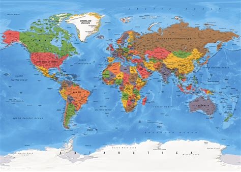 Map Of Detailed Political World Map ǀ Maps Of All Cities And Countries