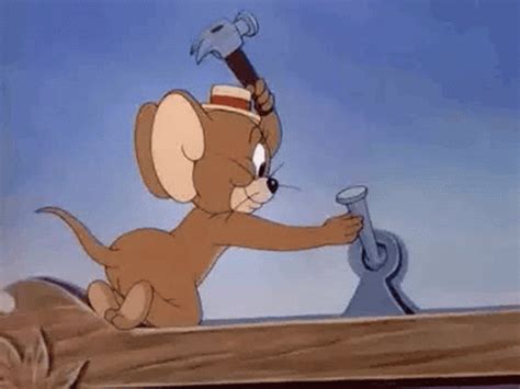 Tom And Jerry Hammer Gif Tomandjerry Hammer Hat Discover Share