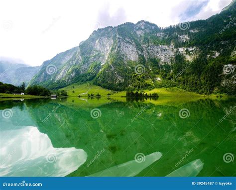 Konigssee Lake Bavaria Germany Stock Image Image Of Clear