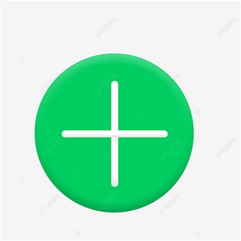Logo Minimaliste Signe Plus Vert Png Vecteurs PSD et Icônes Pour