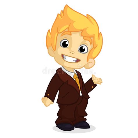 740 x 900 jpeg 46 кб. Vector Illustration Of A Blond Boy In Man's Clothes. Cartoon Of A Young Boy Dressed Up In A ...