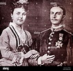 Fotografía de Alfonso XII de España (1857-1885) y Mercedes de Orleans ...