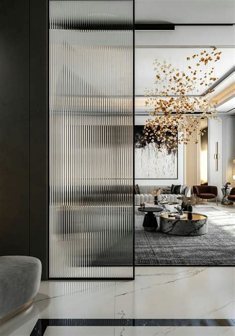 Beautiful Frosted Glass Room Divider Ideas Drawing Room Partition Interior Design Ideas