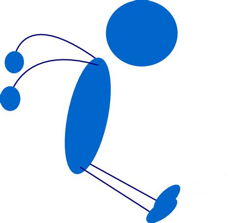 Stickman Stick Figure Pousar Gráfico vetorial grátis no Pixabay