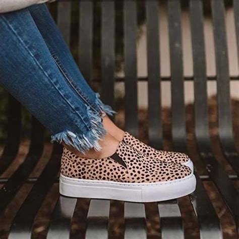 women all season casual slip on sneakers leopard slip on sneakers leopard slip on sneakers