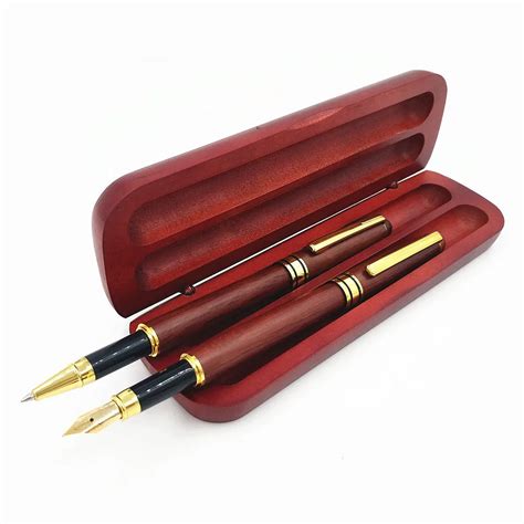 Stationary Set 2 Pens With Pen Holder Office Penmanship Writing