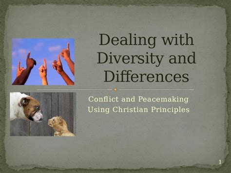 Pptx Conflict And Peacemaking Using Christian Principles 1 Dokumentips