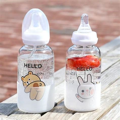 Kawaii Babygirl And Babyboy Bottle Cute Water Bottles Baby Bottles Bottle