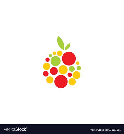 Fruit Mix Logo Royalty Free Vector Image Vectorstock