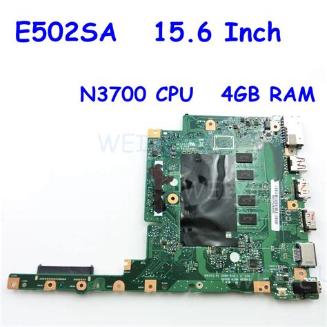 Placa Base E502sa Para Ordenador Portátil Asus 4gb Ram N3700