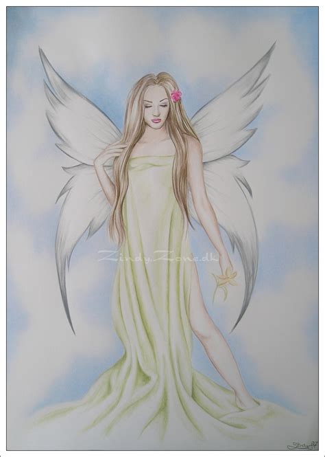 Zindy Zonedk Fantasy Drawings Spring Fairy