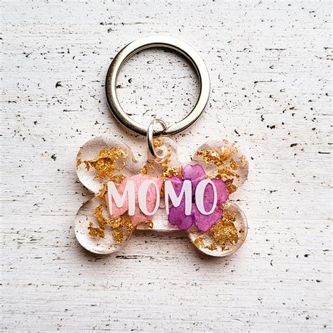 floral-dog-tags-custom-dog-tag-resin-dog-tag-personalize-etsy