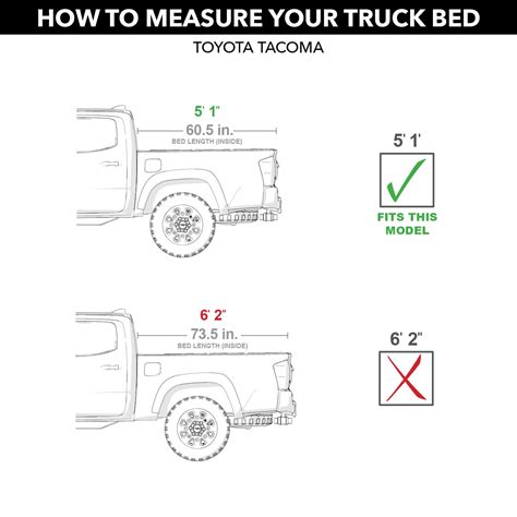2017 Toyota Tacoma Bed Dimensions