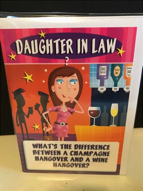 Funny Birthday Cards For Daughter In Law