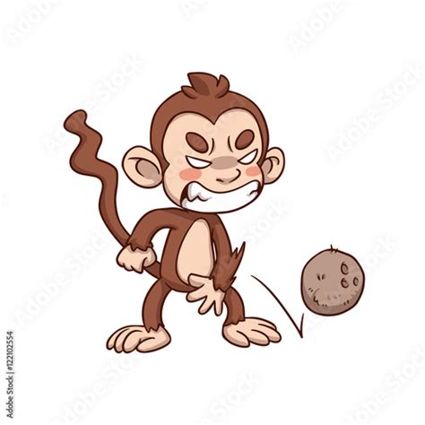 Angry Monkey Cartoon Mascot Stock Image And Royalty Free Vector Files