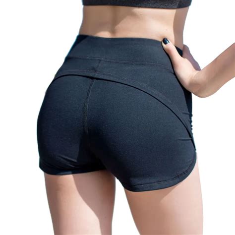 Push Up Gym Sport Workout Shorts For Women Compression Womens Yoga