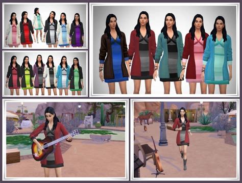 Sweater Dress Winterpack F At Birksches Sims Blog Sims 4 Updates
