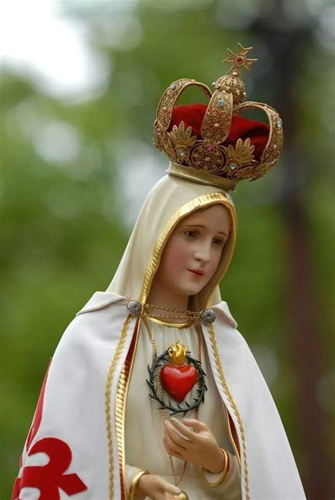 Holy Mary Lady Of Fatima Centenario Blessed Mother Beautiful Roses