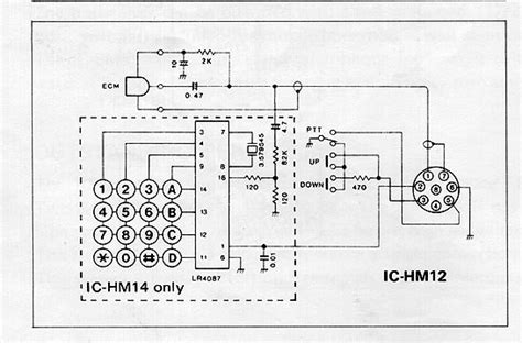 Icom Hm 152 Microphone Wiring Diagram Wiring Digital And Schematic