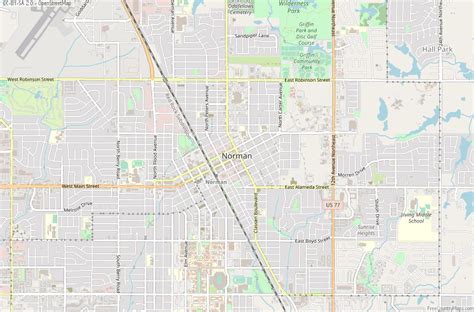 Norman Map United States Latitude And Longitude Free Maps