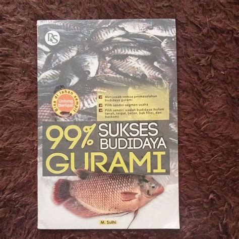 Jual Buku Budidaya Sukses Budidaya Gurami Shopee Indonesia