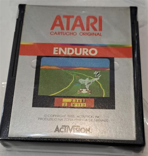 Enduro Atari Actvision Em Porto Alegre Você Encontra Na Vídeo Game