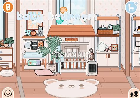 Aesthetic Baby Room In Toca Life World Modern Baby Room Baby Room