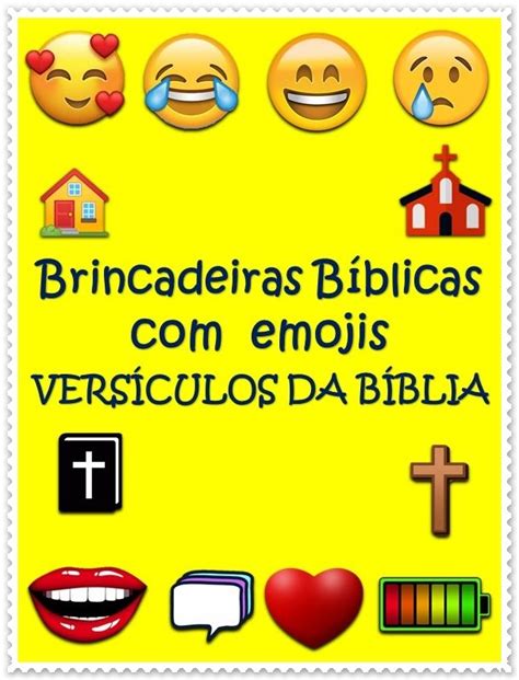 Você Consegue Descobrir Qual É O VersÍculo BÍblico Pelos Emojis Esse é