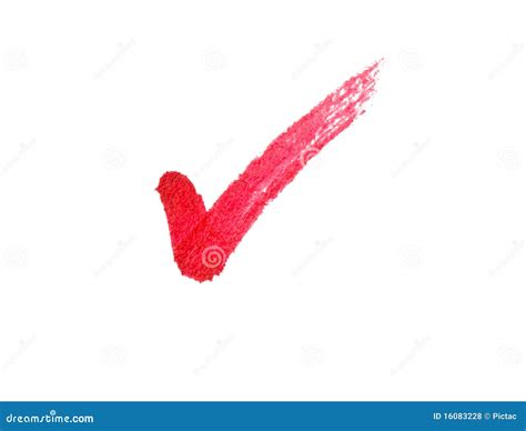 Red Tick Sign Royalty Free Stock Photos Image 16083228
