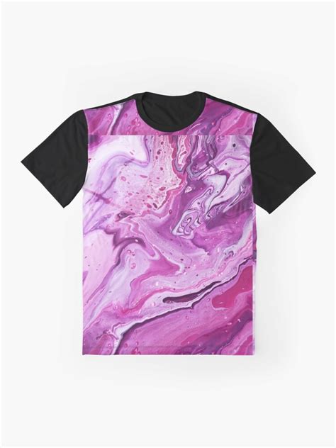 Pink And Purple Paint Pour T Shirt For Sale By Mreiart Redbubble