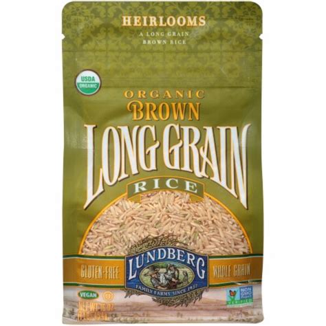 Lundberg Organic Gluten Free Brown Long Grain Rice 16 Oz King Soopers