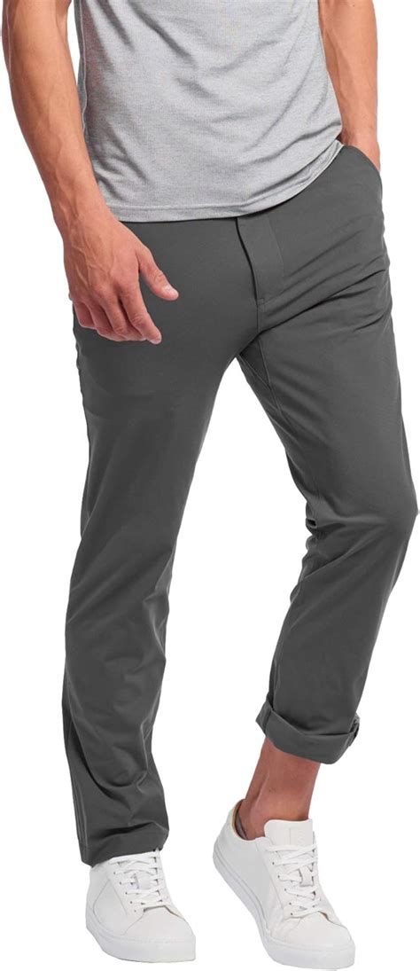 Rhone Mens City Pant 36 Inseam Straight Leg Flat Front Pants Pocket Reflector Asphalt 41