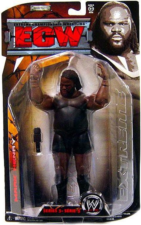 Ecw Wrestling Ecw Series 5 Mark Henry Action Figure Jakks Pacific Toywiz