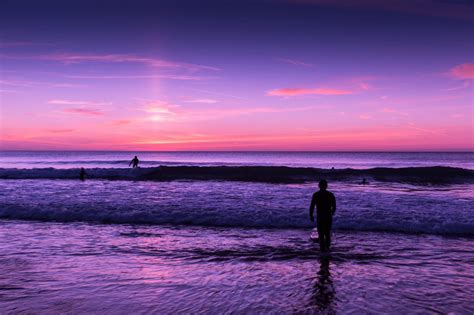 Summer Sunset At The Beach Royalty Free Stock Photo