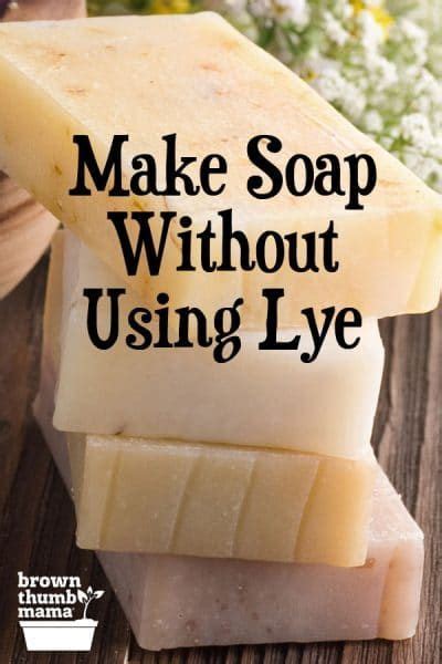Place the soap and shea butter in a pan that's nested inside a second pan filled with simmering water. Make Soap Without Using Lye | Soap recipes, Lye free soap ...