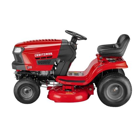 Craftsman T110 175 Hp Manualgear 42 In Riding Lawn Mower With