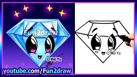 Please respect each stuff and artist, no stolen draw, do not claim as your own, no redistribute. How to Draw Step by Step - Easy Cute Diamond for Love ...