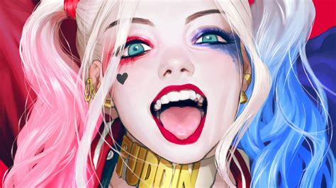 Harley Quinn Laugh Hd Superheroes 4k Wallpapers Images Backgrounds