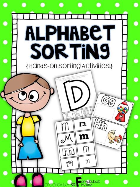 An Alphabet Sorting Game With Free Printable Cards